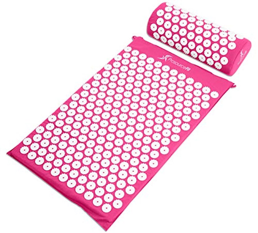 ProsourceFit Acupressure Mat and Pillow Set for Back/Neck Pain Relief