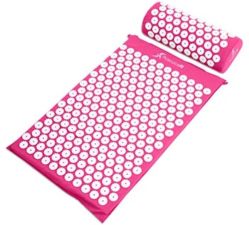 ProsourceFit Acupressure Mat and Pillow Set for Back/Neck Pain Relief