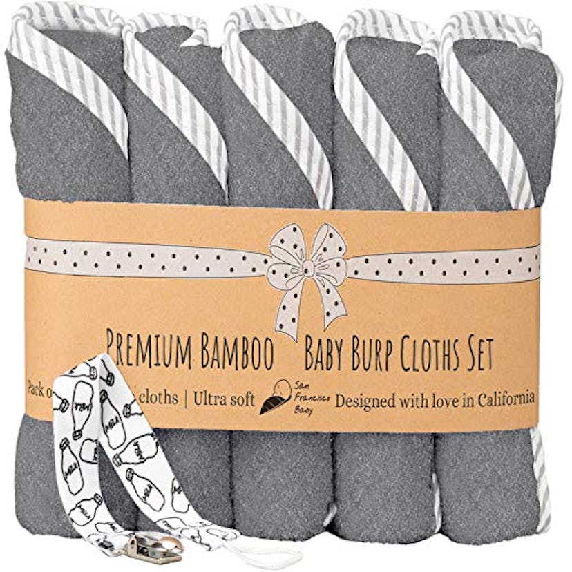 San Francisco Baby Bamboo and Cotton Burp Cloths