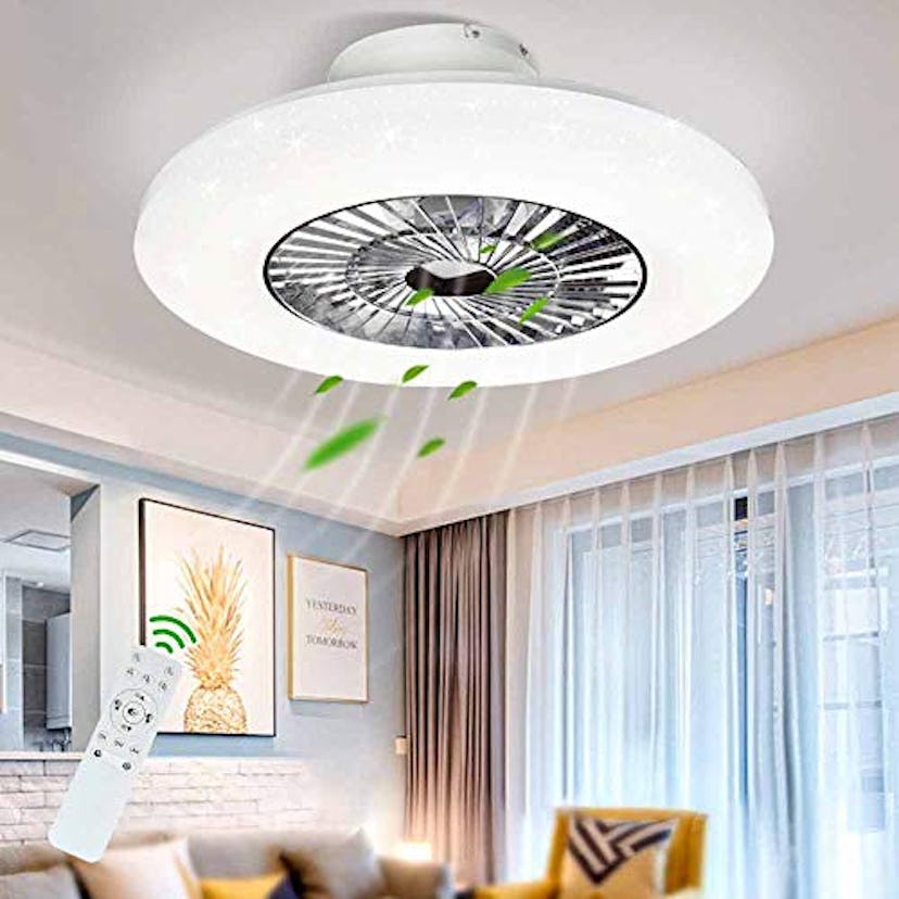 DLLT Led Remote Ceiling Fan