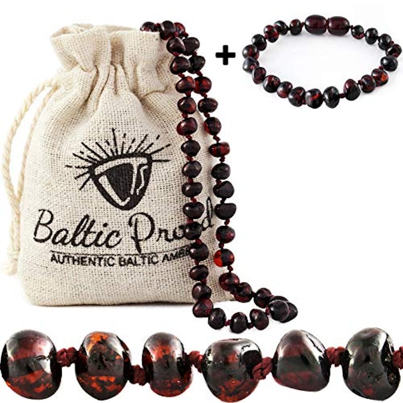 Baltic Proud Baltic Amber Necklace and B...