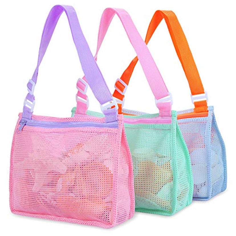 Tagitary Beach Toy Mesh Beach Bag