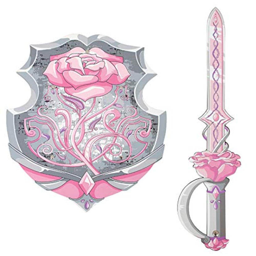 Little Adventures Pink Foam Shield And Sword Set