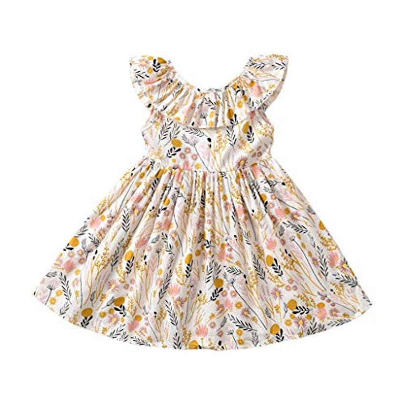 Fioukiay Wildflower Baby Girl Sun Dress
