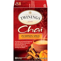 Twinings of London Pumpkin Spice Chai Tea Bags, 20 Count
