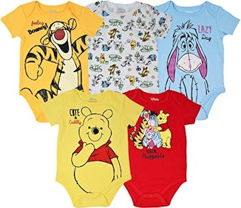 Disney 5 Pack Short Sleeve Bodysuit