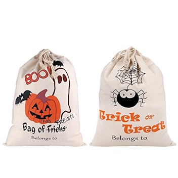PartyTalk 2pc Halloween Trick-or-Treat Bags for Kids