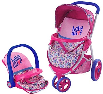 Baby Alive Pretend Play Baby Doll Travel System