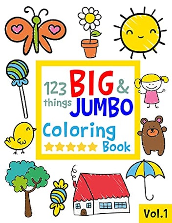 Salmon Sally 123 things BIG & JUMBO Coloring Book