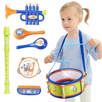 iPlay, iLearn Toddler Musical Instrument Drum Set