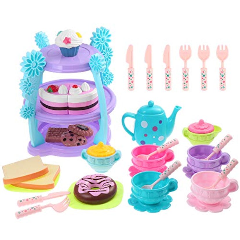 iBaseToy 45-Piece Tea Party Set