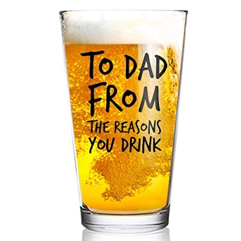 DU VINO To Dad From The Reasons You Drink Beer Glass