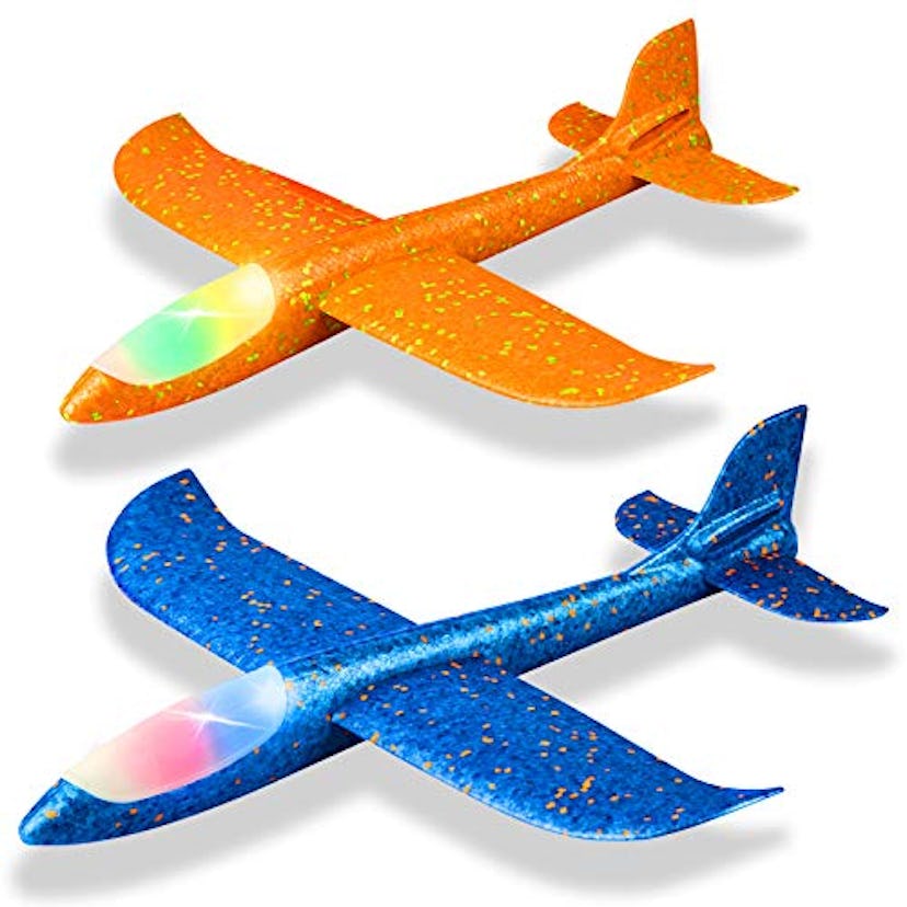 CUKU 2 Pack LED Light Airplane