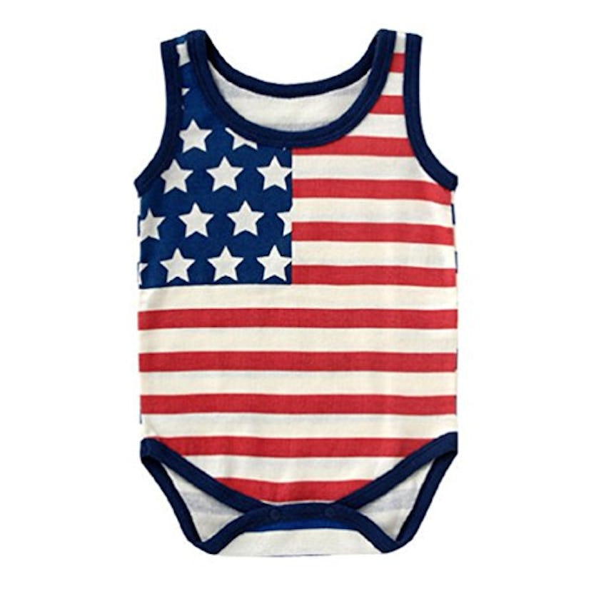 Winzik 4th of July Baby Bodysuit