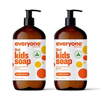 Everyone 3-in-1 Kids Soap: Shampoo, Body Wash - Orange Squeeze