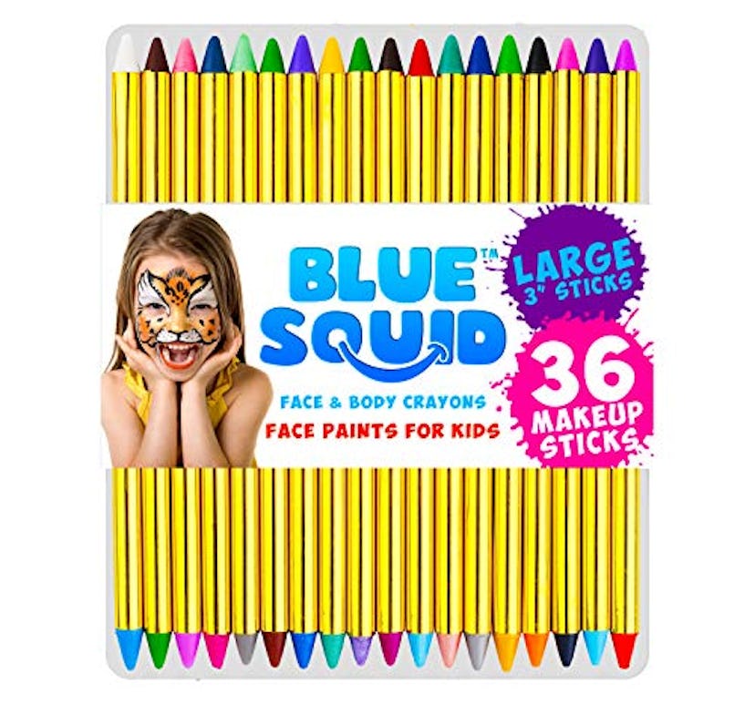 Blue Squid Face Paint Crayons