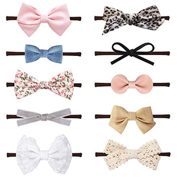 LittleJoJo Headbands and Bows 10 Pack