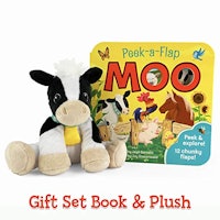 Moo Peek-a-Flap Gift Set