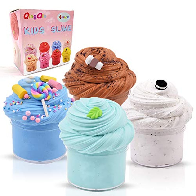 4 Pack Butter Dessert-Themed Slime Kit