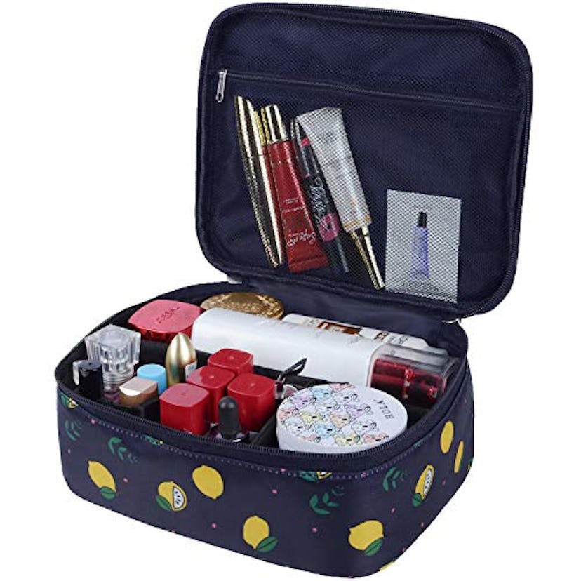 MKPCW Lemon Print Toiletry Case