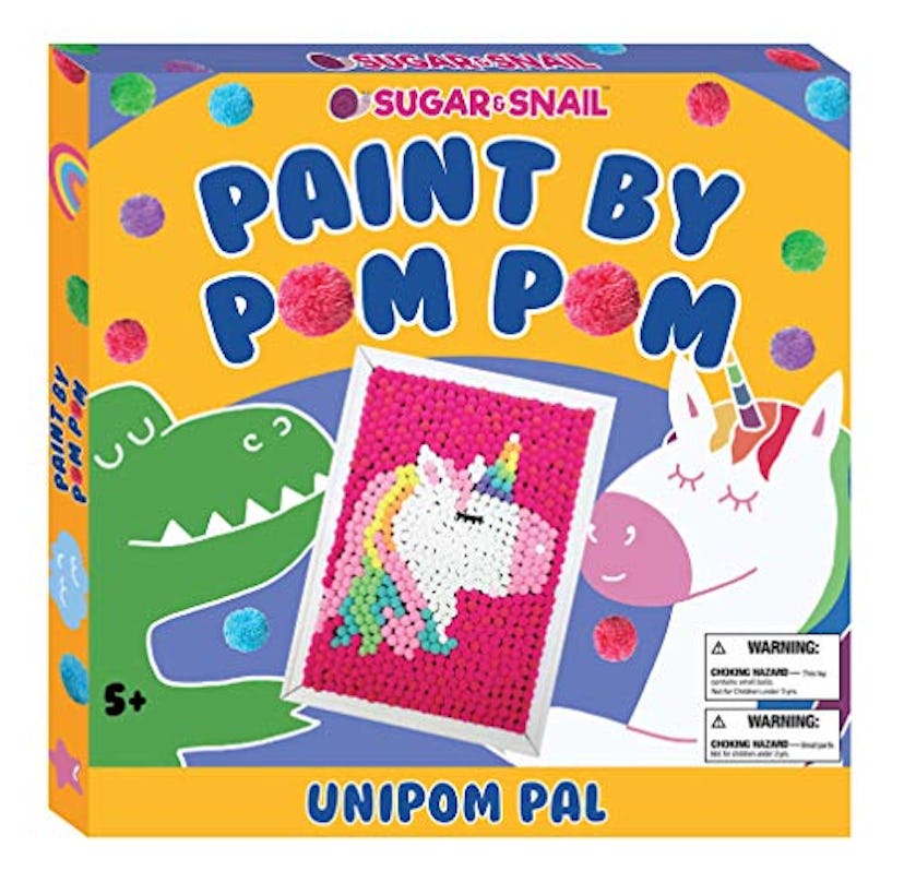 SUGAR & SNAIL Paint by Pom Pom Peel and Stick Craft for Kids