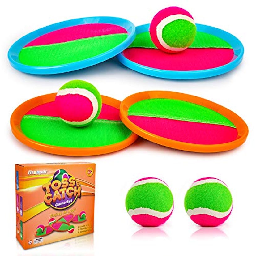 Qrooper Velcro Toss and Catch Game Set