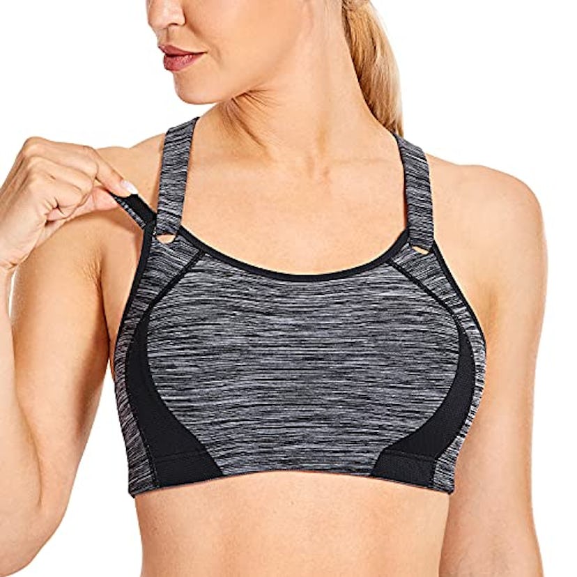 SYROKAN Front Adjustable Racerback Sports Bra