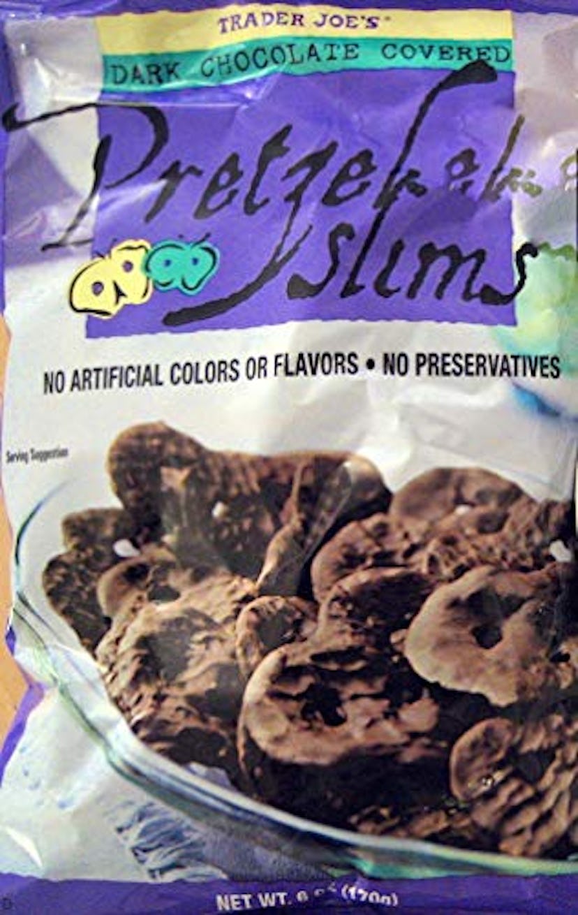 Trader Joes Dark Chocolate Covered Pretzel Slims