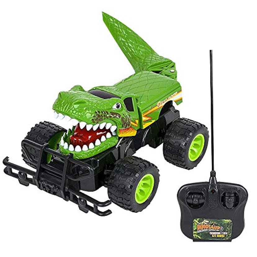 ArtCreativity 14 Inch Remote Control Dinosaur Monster Truck