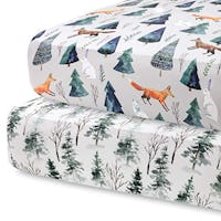 Pobi Baby Fitted Crib Sheet 2-Pack