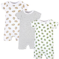 Hudson Baby Unisex Baby Cotton Rompers