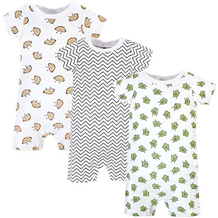 Hudson Baby Unisex Baby Cotton Rompers