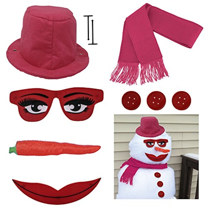 Evelots Snow Woman Decorating Kit