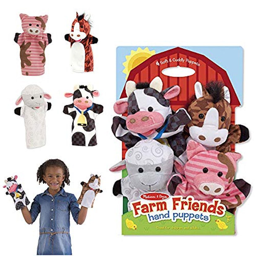 Melissa & Doug Farm Friends Hand Puppets