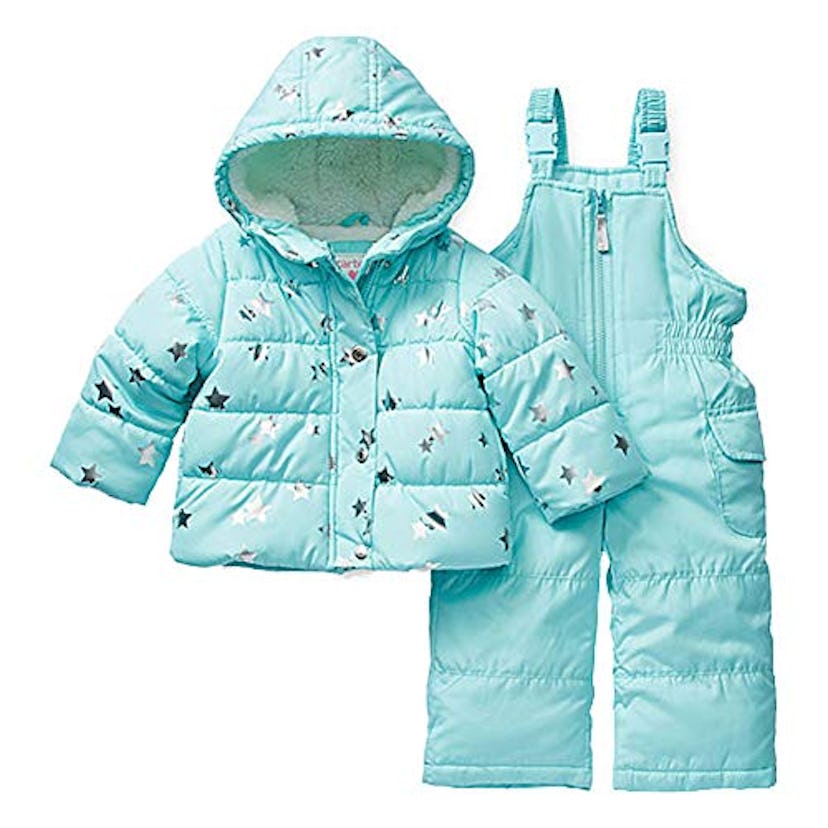 Carter's Girls' Heavyweight 2-Piece Skisuit Snowsuit