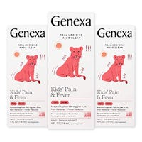 Genexa Kids' Acetaminophin Pain & Fever Medicine (3 Pack)