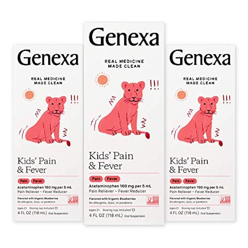 Genexa Kids' Acetaminophin Pain & Fever Medicine (3 Pack)