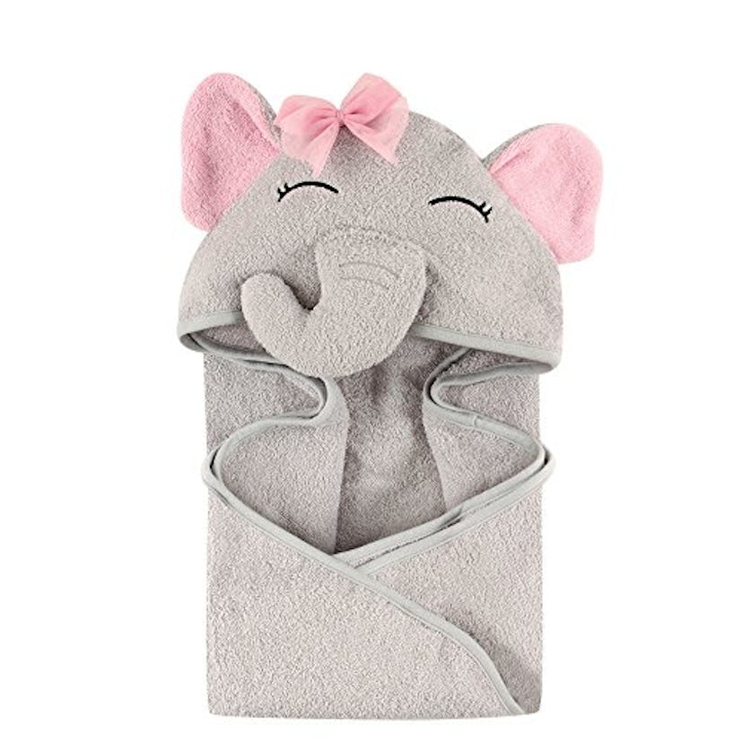 Hudson Baby Cotton Animal Face Hooded Towel