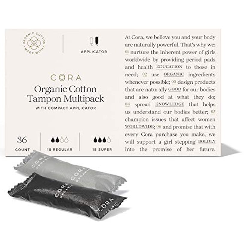 Cora Organic Cotton Tampons