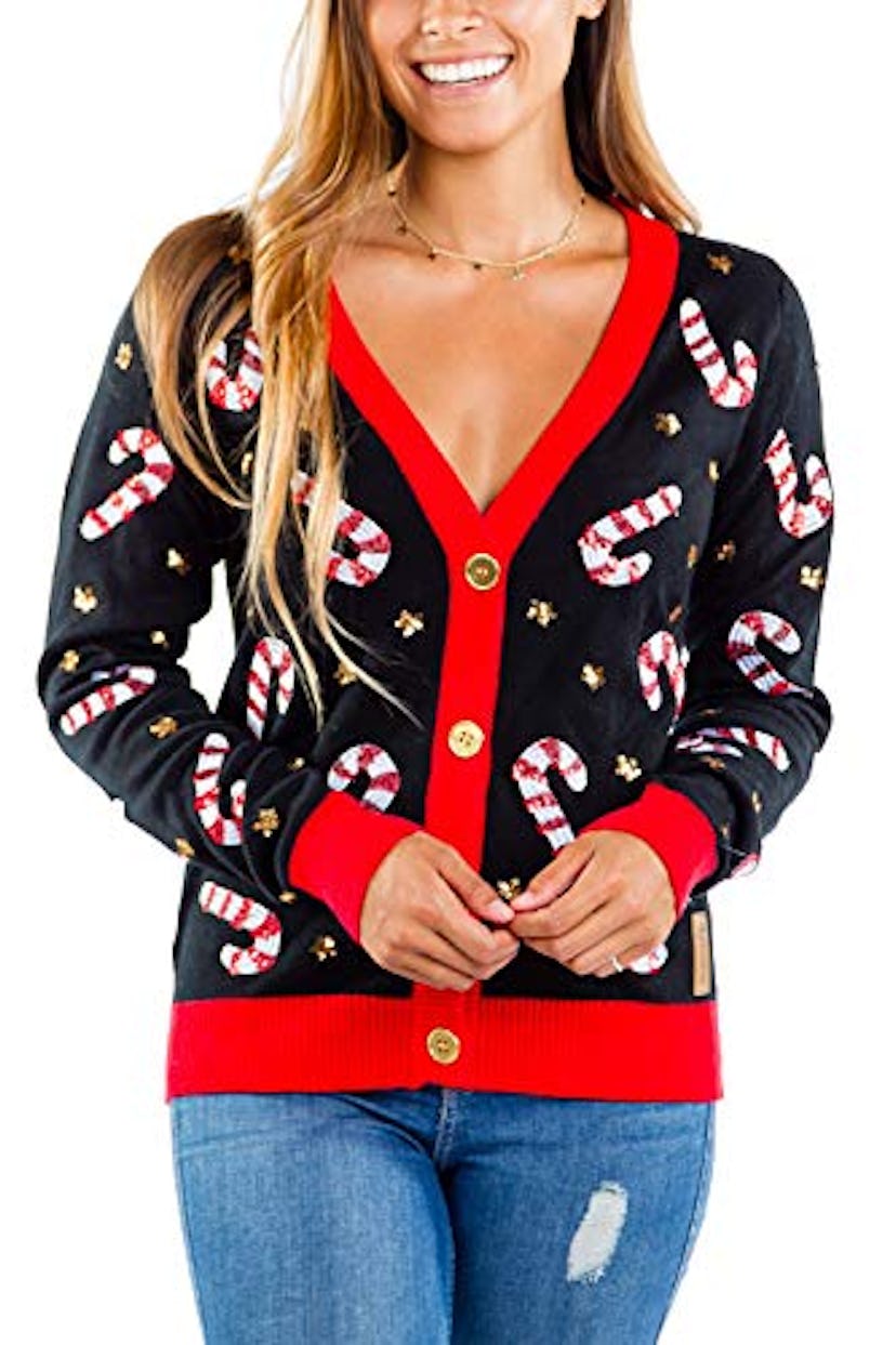 Candy Cane Cardigan