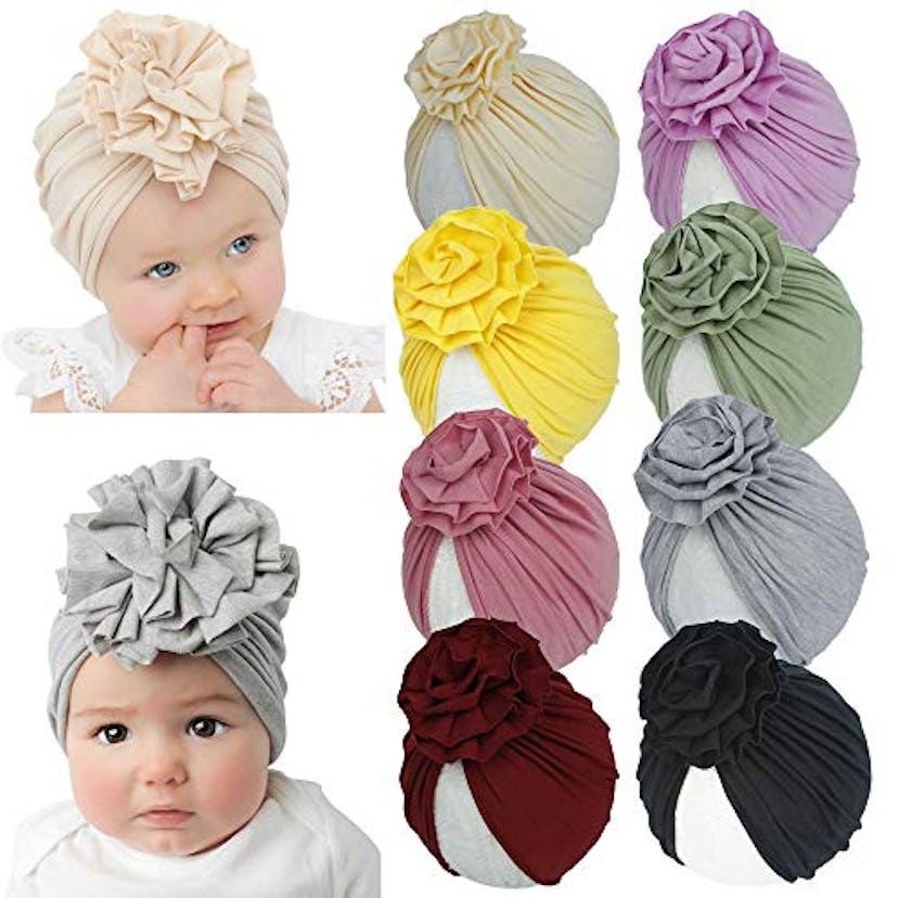 inSowni Turban with Big Flower 8 Pack