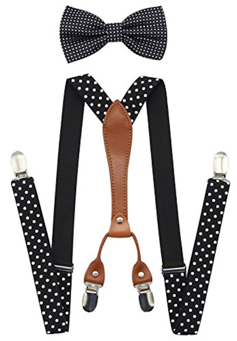 JAIFEI Suspenders & Bowtie Set