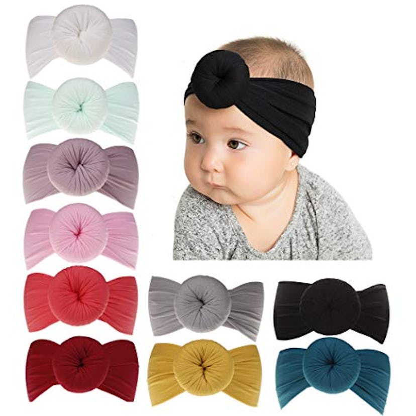 inSowni Super Stretchy Nylon Donut Ball Headbands