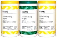 Solimo Disinfecting Wipes, 75 Count (Pack of 3)
