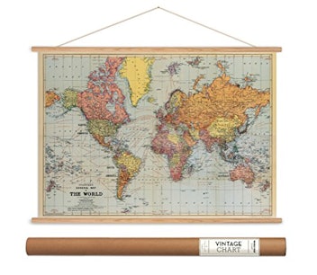 Cavallini Papers & Co. Vintage Hanging Map