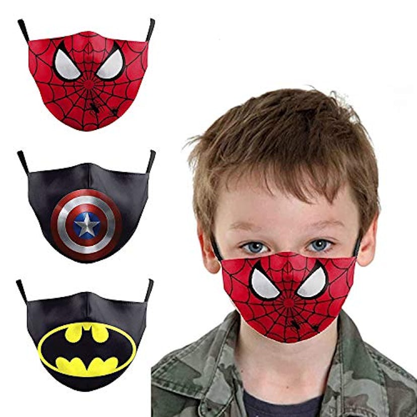 MAIBU Superhero Halloween Kid Face Covering