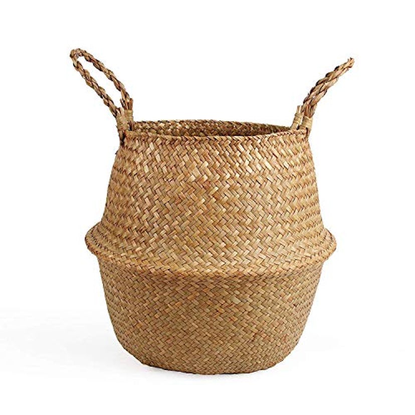 BlueMake Woven Seagrass Belly Basket