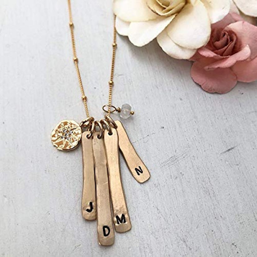 Isabelle Grace Initial Charm Necklace