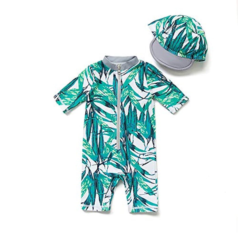 BONVERANO Baby Boys Sunsuit UPF 50+ Sun Protection One Piece Swimsuit