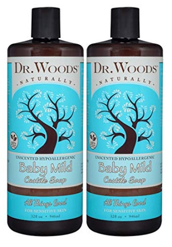 Dr. Woods Unscented Baby Mild Liquid Castile Soap